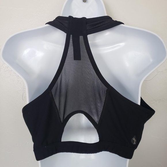 KI Pro Performance Women's Large Black Racerback Sports Bra High Impact Active - Picture 7 of 7